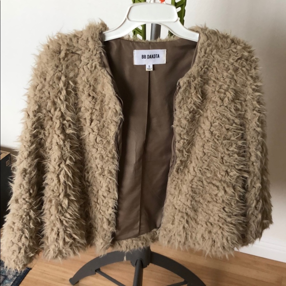 BB Dakota faux fur coat
